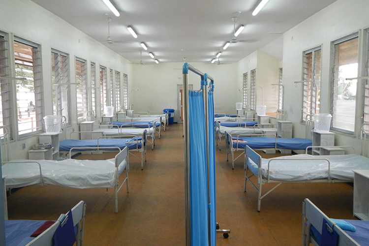 New Ebola isolation ward in Lagos, Nigeria with upgraded facilities readied for patients.